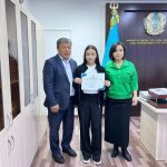 Облыстық "Абай оқуы" байқауының 1 -орын жеңімпазы